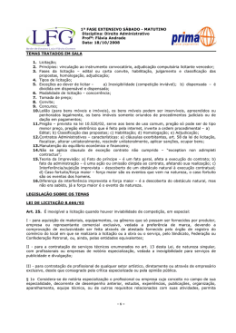 1 FASE ExTENSIVO SÁBADO - MATUTINO Disciplina: Direito