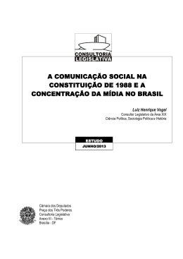 DIRETORIA LEGISLATIVA - C&acirc;mara dos Deputados