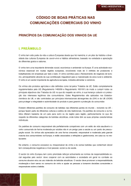 Princ&iacute;pios da Comunica&ccedil;&atilde;o dos Vinhos