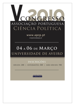 Programa V Congresso APCP - 2010