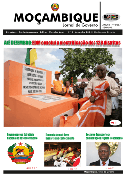 JM 11 Junho ed 57 - Portal do Governo de Mo&ccedil;ambique