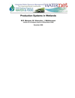 Production Systems in Wetlands