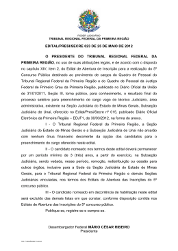 Edital de resultado final do processo seletivo para preenchimento