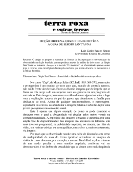 FIC&Ccedil;&Atilde;O OBSCENA, OBSCENIDADE FICT&Iacute;CIA: A OBRA DE
