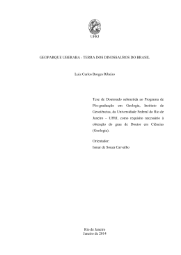 Geoparque Uberaba - Terra dos Dinossauros do Brasil