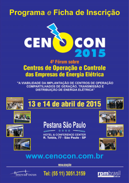 Segunda-feira - 13 de abril de 2015