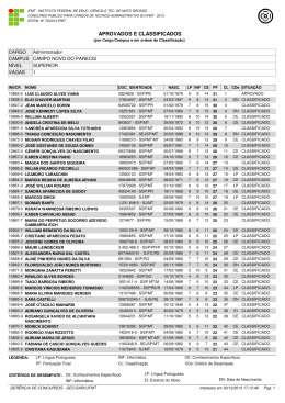 91-Aprovados e Classificados - Grupo 1