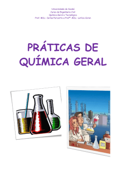 PR&Aacute;TICAS DE QU&Iacute;MICA GERAL