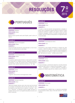 7&ordm; ano