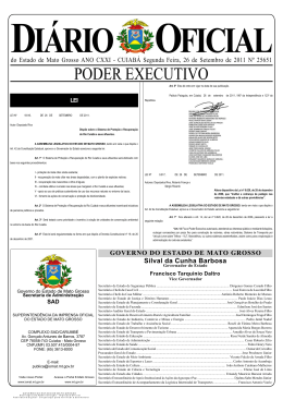 Diário Oficial - Várzea Grande Notícias