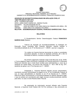 poder judici&aacute;rio tribunal regional federal da 5&ordf; regi&atilde;o gabinete