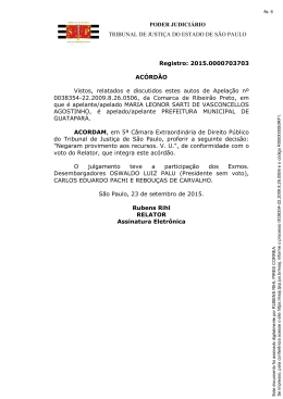 PODER JUDICI&Aacute;RIO TRIBUNAL DE JUSTI&Ccedil;A DO