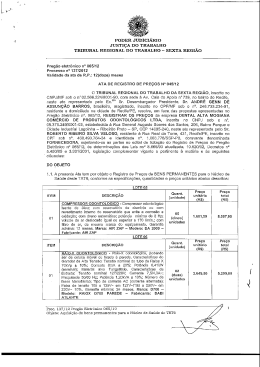 poder judici&aacute;rio tribunal regional do trabalho