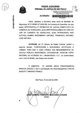 poder judiciário - Ministério Público do Estado do Tocantins