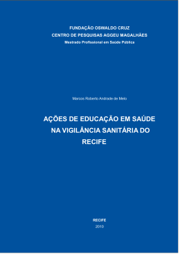 A&Ccedil;&Otilde;ES DE EDUCA&Ccedil;&Atilde;O EM SA&Uacute;DE NA VIGIL&Acirc;NCIA SANIT&Aacute;RIA