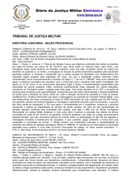 Di&aacute;rio da Justi&ccedil;a Militar Eletr&ocirc;nico