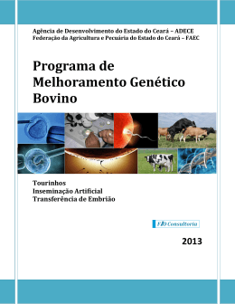 Programa de Melhoramento Gen&eacute;tico Bovino