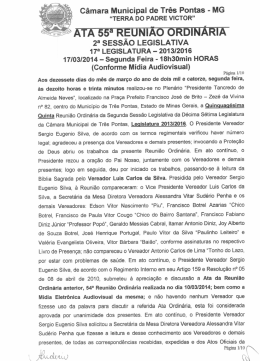 Lg: ` ` . C&acirc;mara Municipal de Tr&ecirc;s Pontas