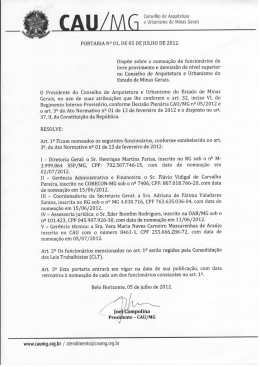 _ tonselho de Arquitetura