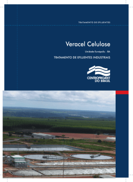 Veracel Celulose Tratamento de Efluentes