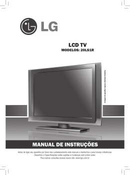 LCD TV MANUAL DE INSTRU&Ccedil;&Otilde;ES