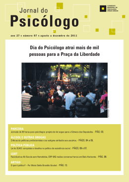 Jornal do Psic&oacute;logo n&ordm;97 - Conselho Regional de Psicologia de