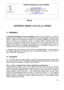 EDITAL LICITA&Ccedil;&Atilde;O N.&ordm;_005/2014