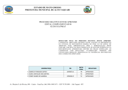 processo seletivo jovem aprendiz edital complementar 06 02/2015