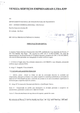 VENEZA SERVI&Ccedil;OS EMPRESARIAIS LTDA-EPP