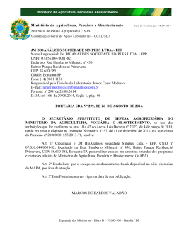 escopo de credenciamento do jm bioanalises