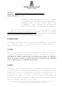 Resposta de Impugna&ccedil;&atilde;o I