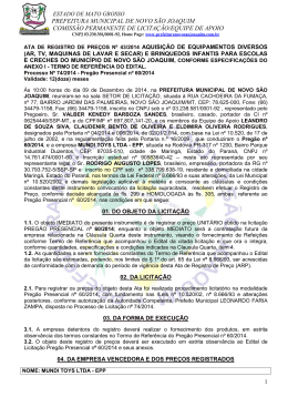 mundi toys ltda - epp - Novo S&atilde;o Joaquim-MT