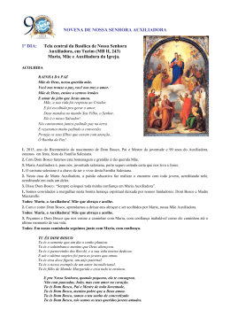 1&ordm; dia: Tela central da Bas&iacute;lica de Nossa Senhora
