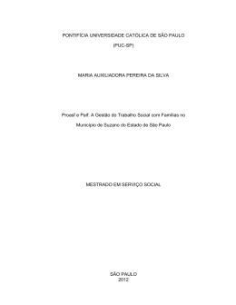 MARIA AUXILIADORA PEREIRA DA SILVA Proasf e Paif: A Gest&atilde;o