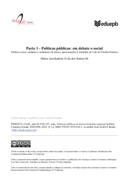 Pol&iacute;tica social, cuidados e cuidadores de idosos