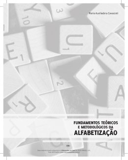 ALFABETIZA&Ccedil;&Atilde;O
