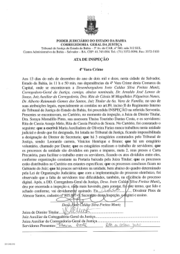 4ª Vara Criminal - Tribunal de Justiça do Estado da Bahia