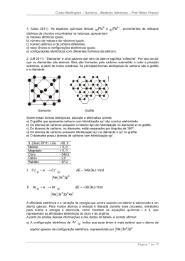 ( ) ( ) I. C e CE 349,0kJ / mol Ne 3s 3p &Delta; + &rarr; = ℓ ℓ