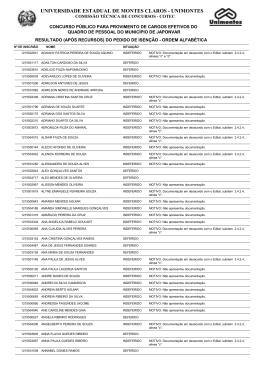 Resultado do Pedido de Isen&ccedil;&atilde;o (ap&oacute;s recursos)