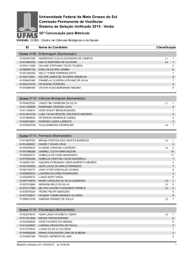 Sisu 2015 - Ver - Copeve - Universidade Federal de Mato Grosso do