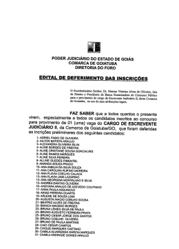 PODER JUDICI&Aacute;RIO Do EsTADo DE GoI&Aacute;s