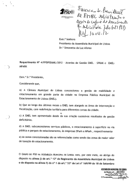 . i: - Assembleia Municipal de Lisboa