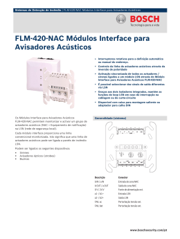 FLM‑420‑NAC Módulos Interface para Avisadores Acústicos