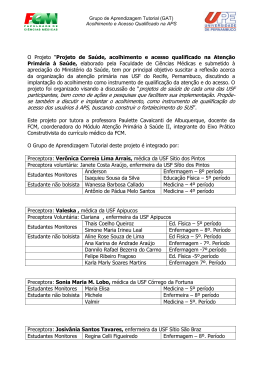 Acolhimento e Acesso Qualificado na APS