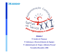 Lideran&ccedil;a e Desenvolvimento de Equipe - Arpen-SP