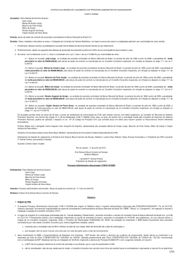 Extrato da Sess&atilde;o de Julgamento