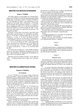 3259 MINIST&Eacute;RIO DOS NEG&Oacute;CIOS ESTRANGEIROS
