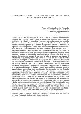 ESCUELAS INTERCULTURALES BILINGUES DE