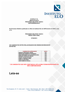 Errata - Instituto Elo