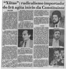 Antes de entrar nas discuss&otilde;es sobre a futura Carta Constitucional